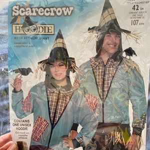 Mens Scarecrow hoodie zip up